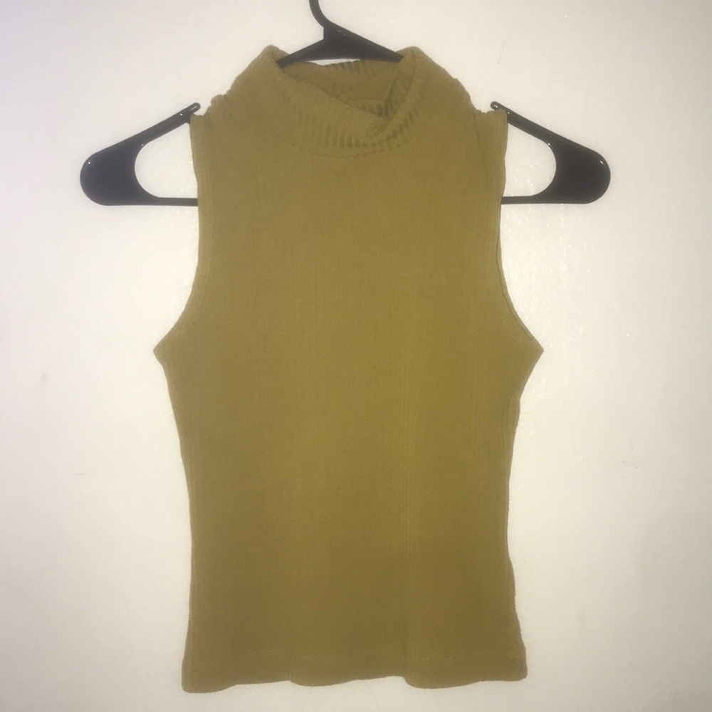 Yellowish greenish turtleneck